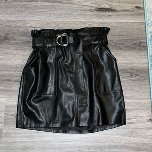Leather skirt